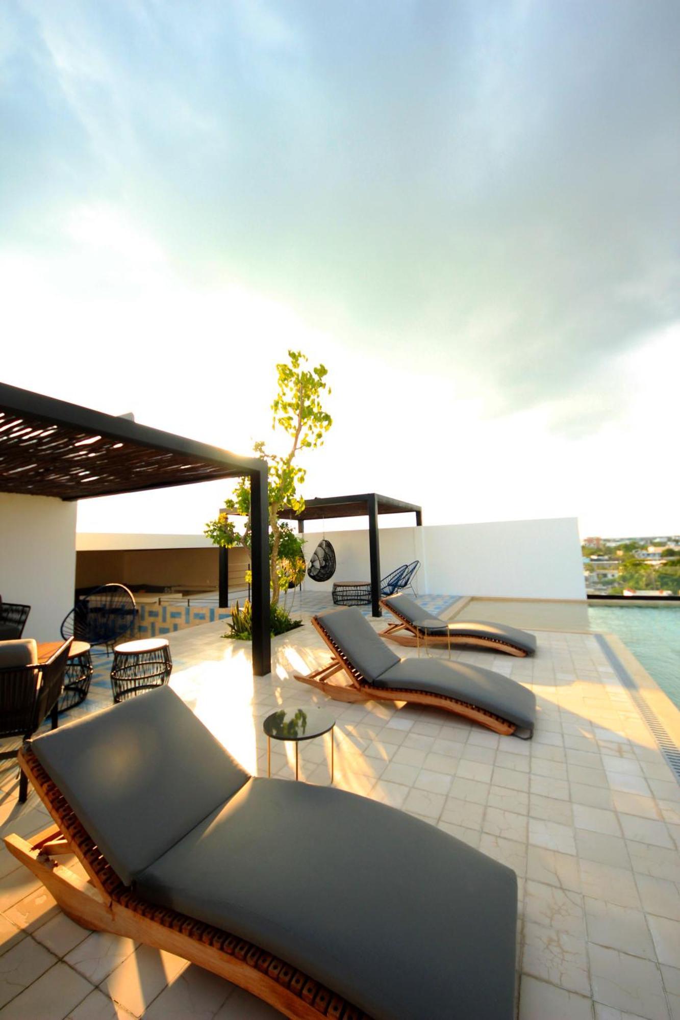 Apartment Near The Beach, Rooftop, Pool, Sea View. Playa del Carmen Exteriér fotografie